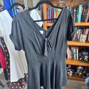 Unique Vintage Black Dress